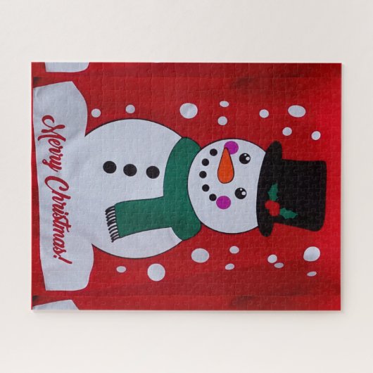 Niedlich Snowman Puzzle (Horizontal)