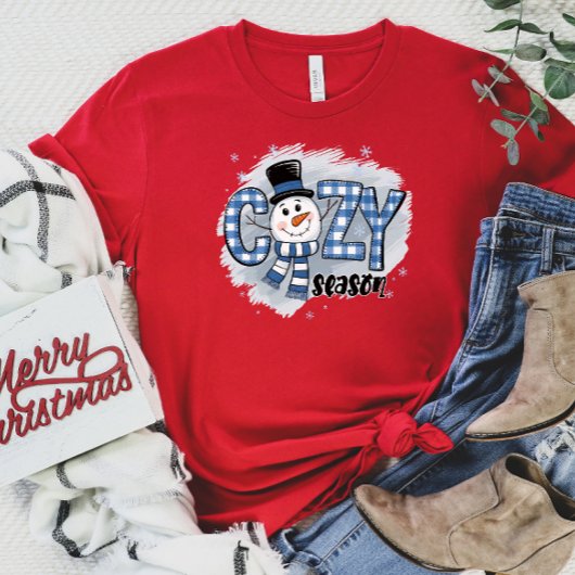 Niedlich Snowman Season T - Shirt