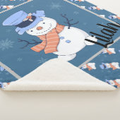 Niedlich Snowman Sherpadecke (3/4)