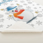 Niedlich Snowman Sherpadecke (3/4)