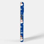 Niedlich Snowman Snowflake Seamless Patterns Weihn Case-Mate iPhone Hülle (Rückseite / Rechts)