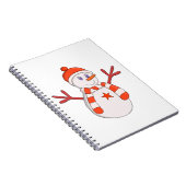 Niedlich Snowman Star Notizblock (Rechte Seite)