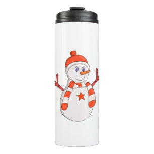 Niedlich Snowman Star Thermosbecher