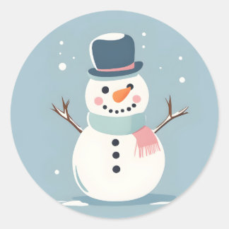 Niedlich Snowman Sticker