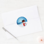 Niedlich Snowman Sticker (Umschlag)