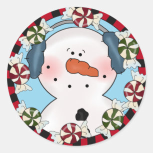 Niedlich Snowman Stickers