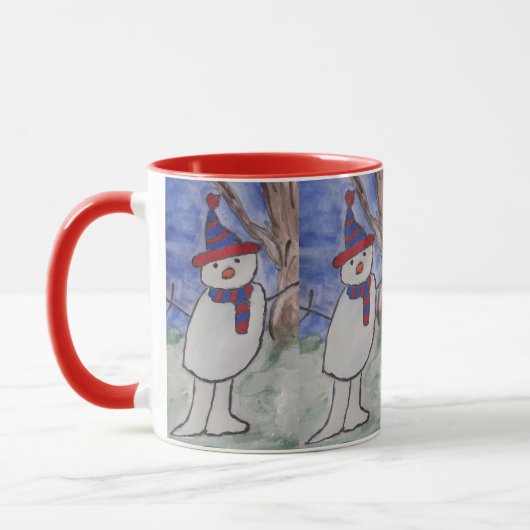 Niedlich Snowman Tasse (Links)