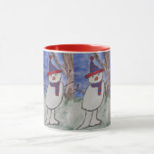 Niedlich Snowman Tasse (Zentrum)