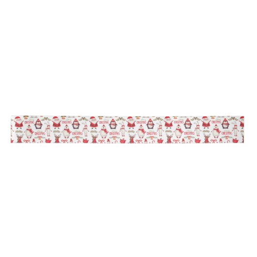 Niedlich Snowman Tissue Paper Satinband (Vorderseite)