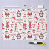 Niedlich Snowman Tissue Paper Seidenpapier (Handwerk)