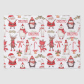 Niedlich Snowman Tissue Paper Seidenpapier (Vorderseite)