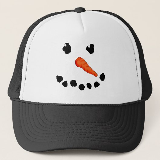 Niedlich Snowman Truckerkappe (Vorderseite)