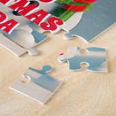 Niedlich Snowman Weihnachten Personalisierte Kinde Puzzle (Seite)