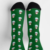 Niedlich Snowman Weihnachten Socken (Oben)