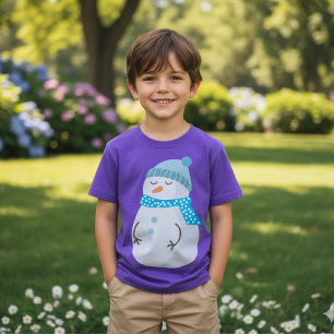 Niedlich Snowman Weihnachten T-Shirt