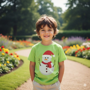 Niedlich Snowman Weihnachten T-Shirt