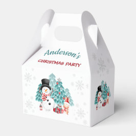 Niedlich Snowman Weihnachts-Gastgeschenk Box Geschenkschachtel