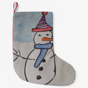 Niedlich Snowman Weihnachts-Strumpf Kleiner Weihnachtsstrumpf