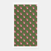 Niedlich Snowman Weihnachts Strumpf Pattern Serviette (Vorderseite)