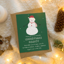Niedlich Snowman | Whimsisches Weihnachtsdesign