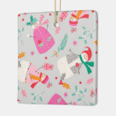 Niedlich Snowmen Keramikornament (Links)