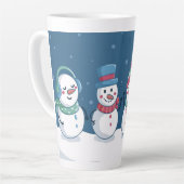 Niedlich Snowmen Milchtasse (Linke Ecke)