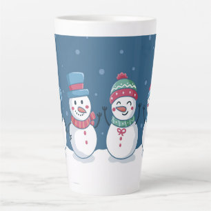 Niedlich Snowmen Milchtasse