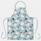 Niedlich Snowmen Schürze (Vorderseite)