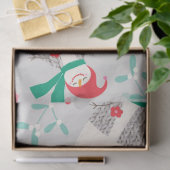 Niedlich Snowmen Seidenpapier (Geschenk)