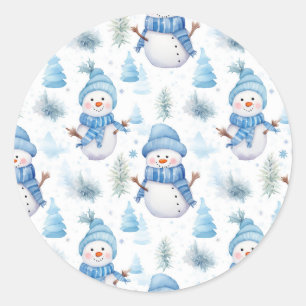 Niedlich Snowmen Stickers