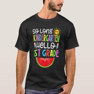 Niedlich so lange Kindergarten Hallo 1. Klasse Spa T-Shirt
