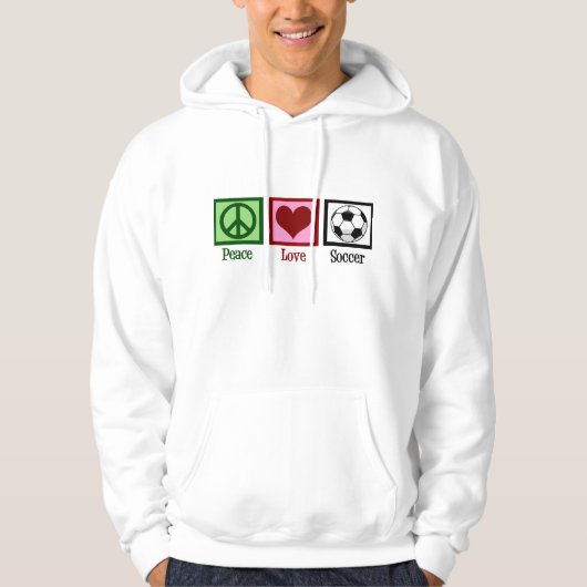 Niedlich Soccer Hoodie (Vorderseite)