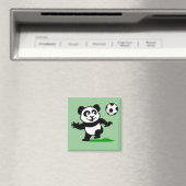 Niedlich Soccer Panda Magnet (In Situ (Geschirrspüler))