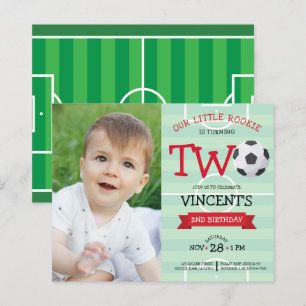 Niedlich Soccer Ribbon Budget Foto 2. Geburtstag