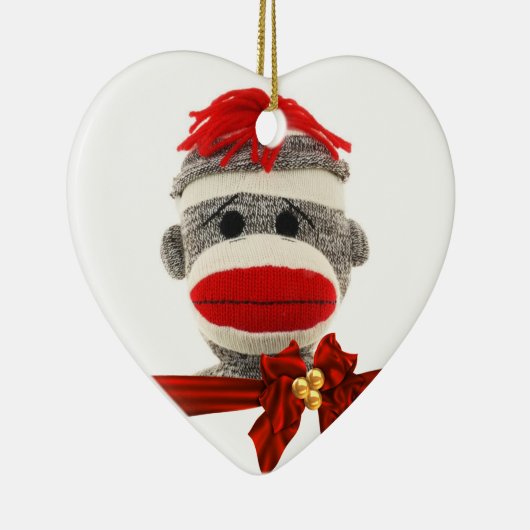 NIEDLICH-SOCK-MONKEY-CHRISTMAS-VERZEICHNIS PERSONA KERAMIK ORNAMENT (Rechts)