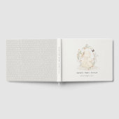 Niedlich Soft Baby Mum Bunny Floral Wreath Baby Du Gästebuch (Voll)