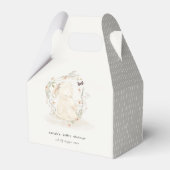 Niedlich Soft Baby Mum Bunny Floral Wreath Baby Du Geschenkschachtel (Rückseite)