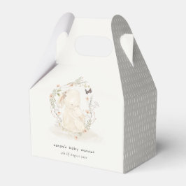 Niedlich Soft Baby Mum Bunny Floral Wreath Baby Du Geschenkschachtel