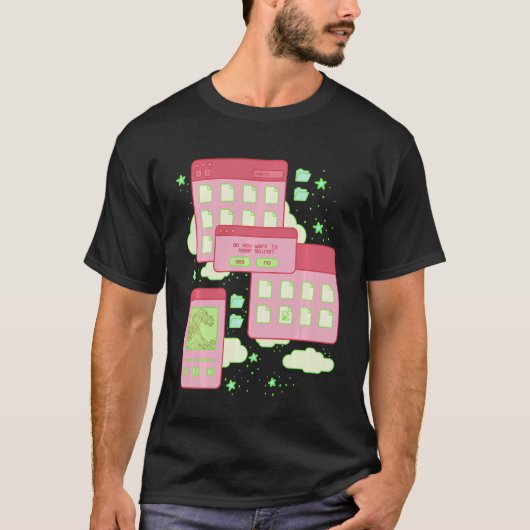 Niedlich Soft Grunge Vaporwave Pastel Ästhetische T-Shirt (Vorderseite)