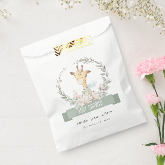 Niedlich Soft Safari Giraffe Blumengarnitur Kinder Geschenktütchen (Versiegelt)