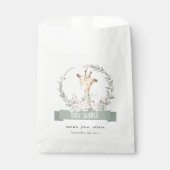 Niedlich Soft Safari Giraffe Blumengarnitur Kinder Geschenktütchen (Vorderseite)