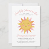 Niedlich Sonnenschein Erster Ausflug rund um die S Einladung (Vorderseite)