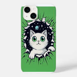 Niedlich Space Cat T - Shirt - AdorableiPhone/iPad Case-Mate iPhone 14 Hülle