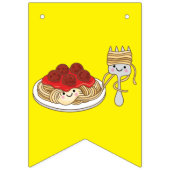 Niedlich Spaghetti Kindergeburtstag Party Kawaii Wimpelkette (Erste Fahne)