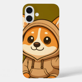 Niedlich Sparkling Eyes Corgi - adorableDog Handy  iPhone 16 Plus Hülle