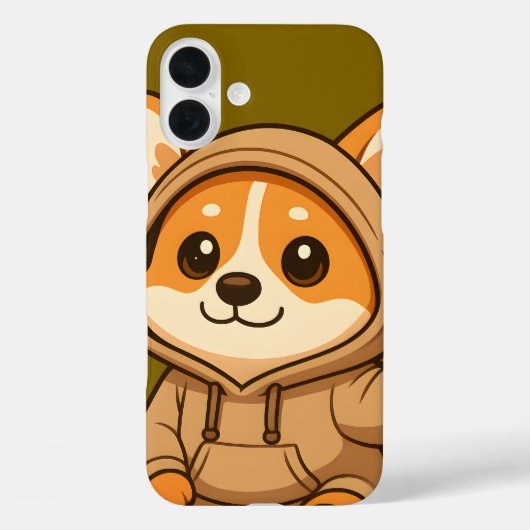 Niedlich Sparkling Eyes Corgi - adorableDog Handy  Case-Mate iPhone Hülle (Rückseite)
