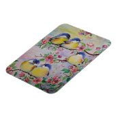 Niedlich Sparrows Magnet - Frühjahr - Malerei (Linke Seite)