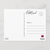 Niedlich Spaß Bleibe Zuhause trinken Wein Postkarte (Rückseite)