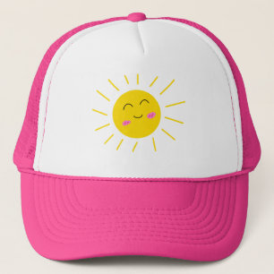 Niedlich Spaß Cartoon Sweet Happy Playful Sun Hat Truckerkappe
