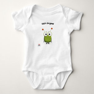 Niedlich & Spaß für Naturfreunde - Grüne Alien Baby Strampler